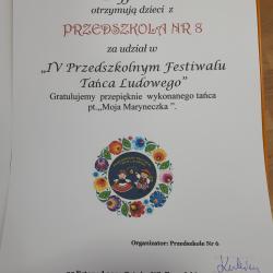 Udział dzieci z grupy Jeżyków w 