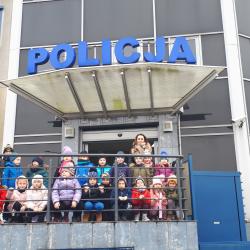 Jagódki odwiedzają Posterunek Policji