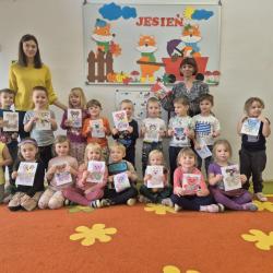 Grupa Jeżyki - spotkanie czytelnicze z Panią Małgorzatą Sibińską 