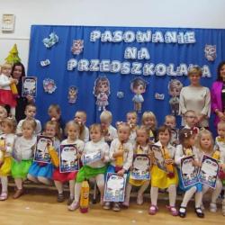 Pasowanie na Przedszkolaka w grupie Krasnoludki i Orzeszki 