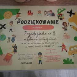 Wyróżnienia w konkursie plastycznym 