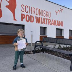Zbiórka karmy dla schroniska w Wysocku Wielkim