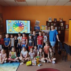 Grupa Wiewiórki w Książnicy Pedagogicznej - zakończenie projektu pt. 