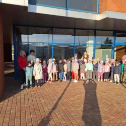 Wiewiórki i Jagódki z wizytą na Komendzie Powiatowej Straży Pożarnej w Ostrowie Wielkopolskim