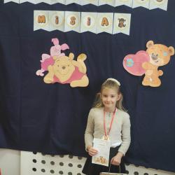 Udział Poli Wnuk  z grupy Jagódek w konkursie 