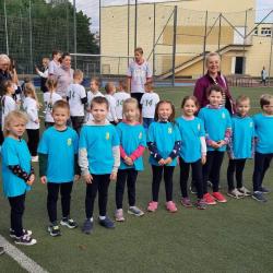 Olimpiada lekkoatletyczna przedszkolaków w SP 1 - Jagódki